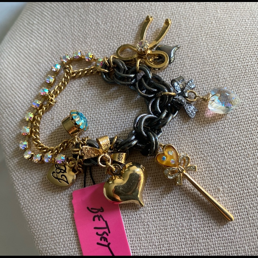 Vintage Betsey Johnson Charm Bracelet
